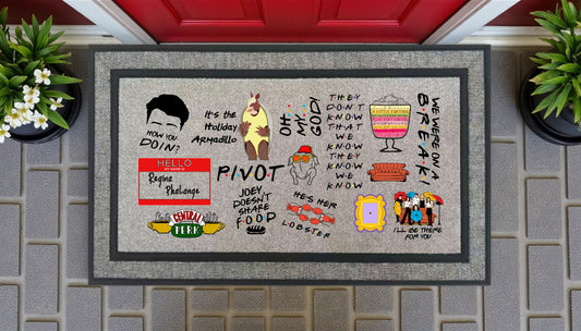Friends Quotes Welcome Mat