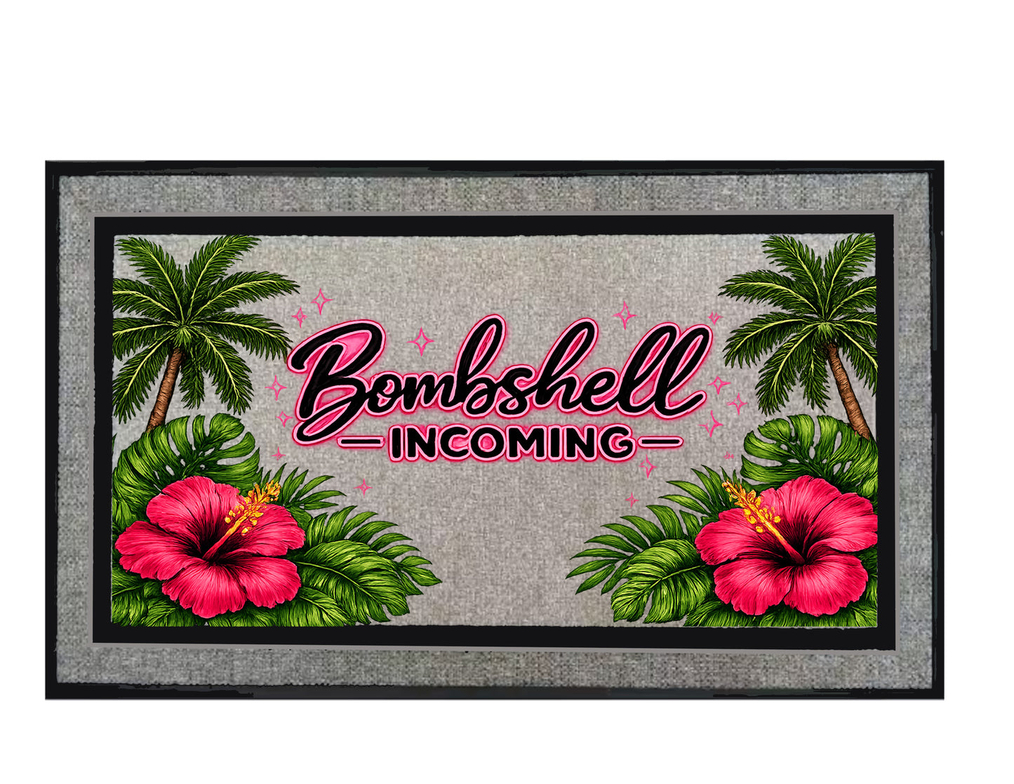 Bombshell Incoming Door Mat