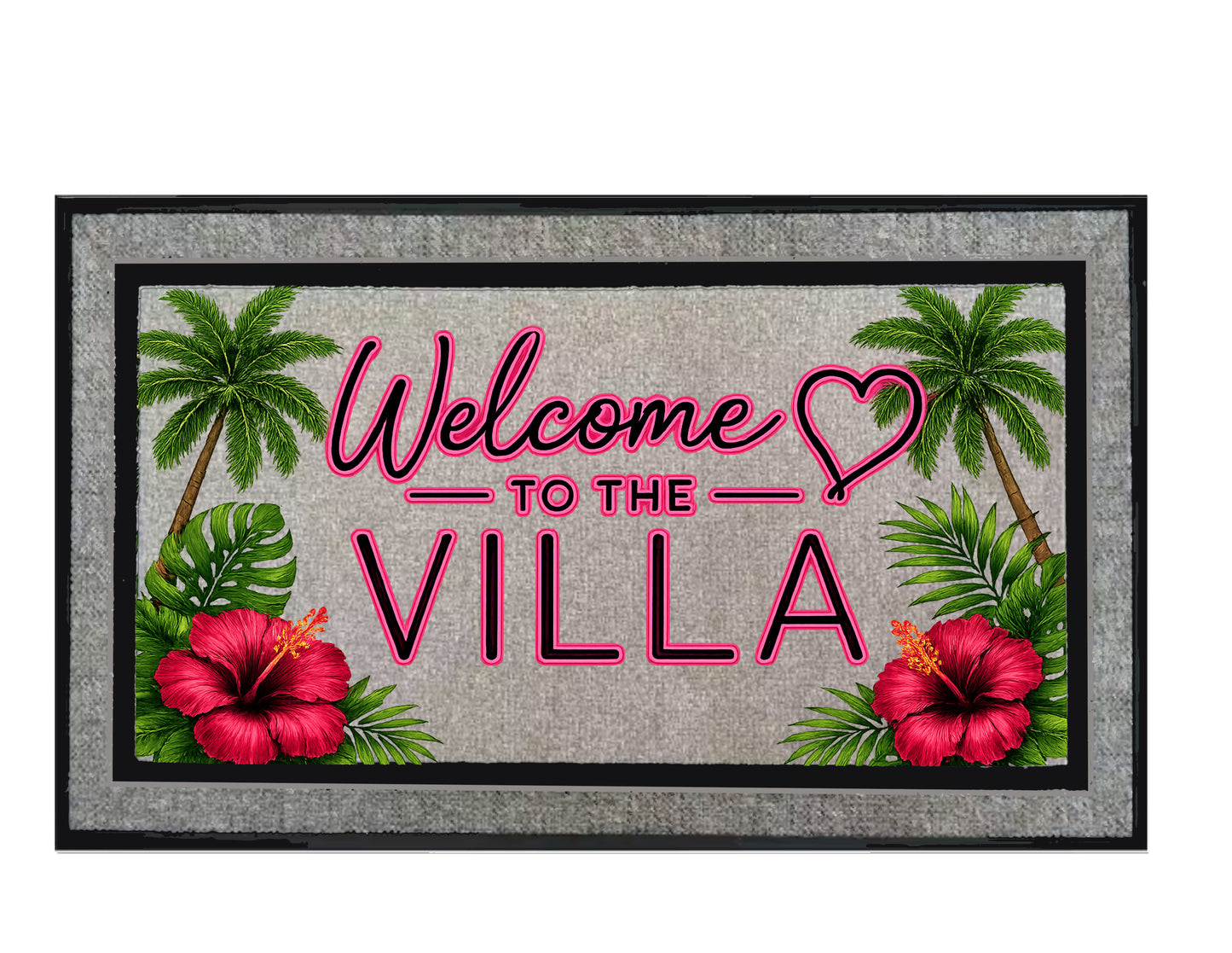 Welcome to the Villa Welcome Mat