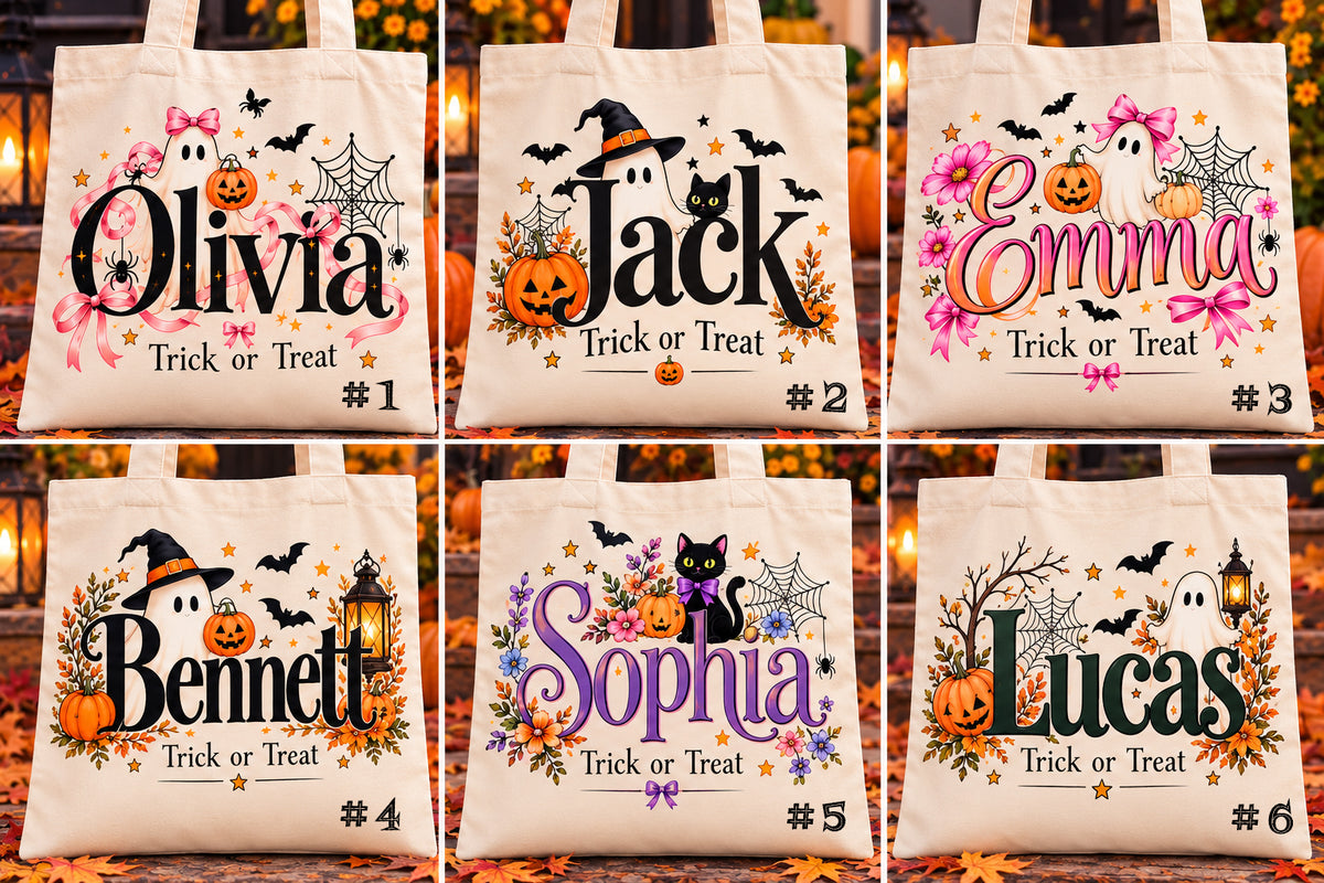 Personalized Trick or Treat Bag for Kids
