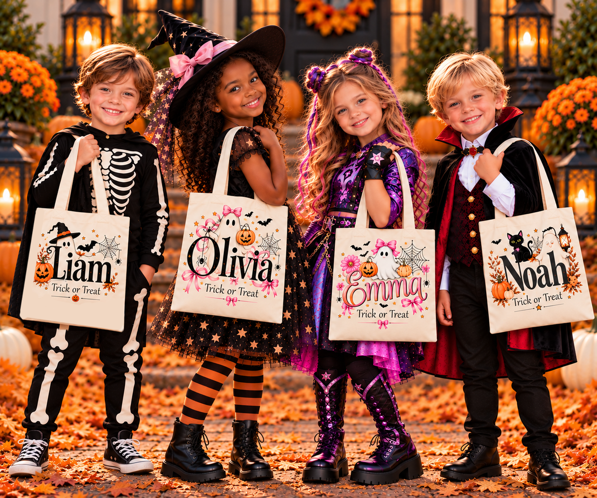 Personalized Trick or Treat Bag for Kids