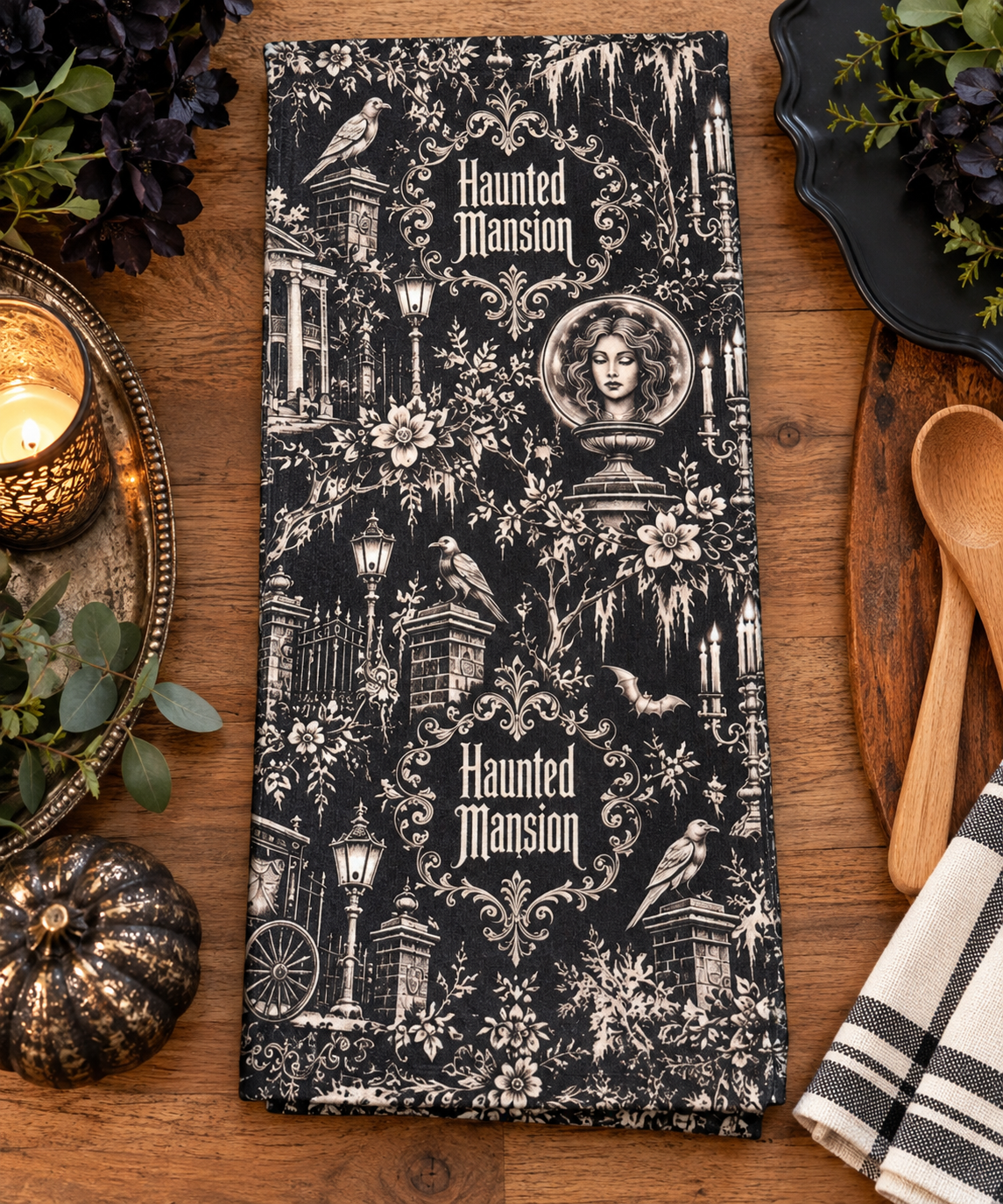Luxurious Haunted Mansion Towels - Set of 2!