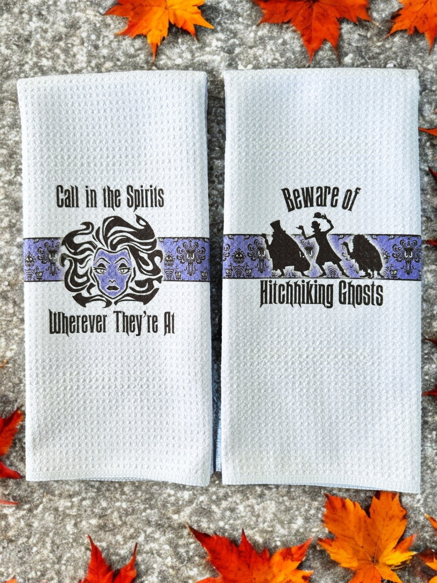 Haunted Mansion Inspired Tea Towels - Set of 2!