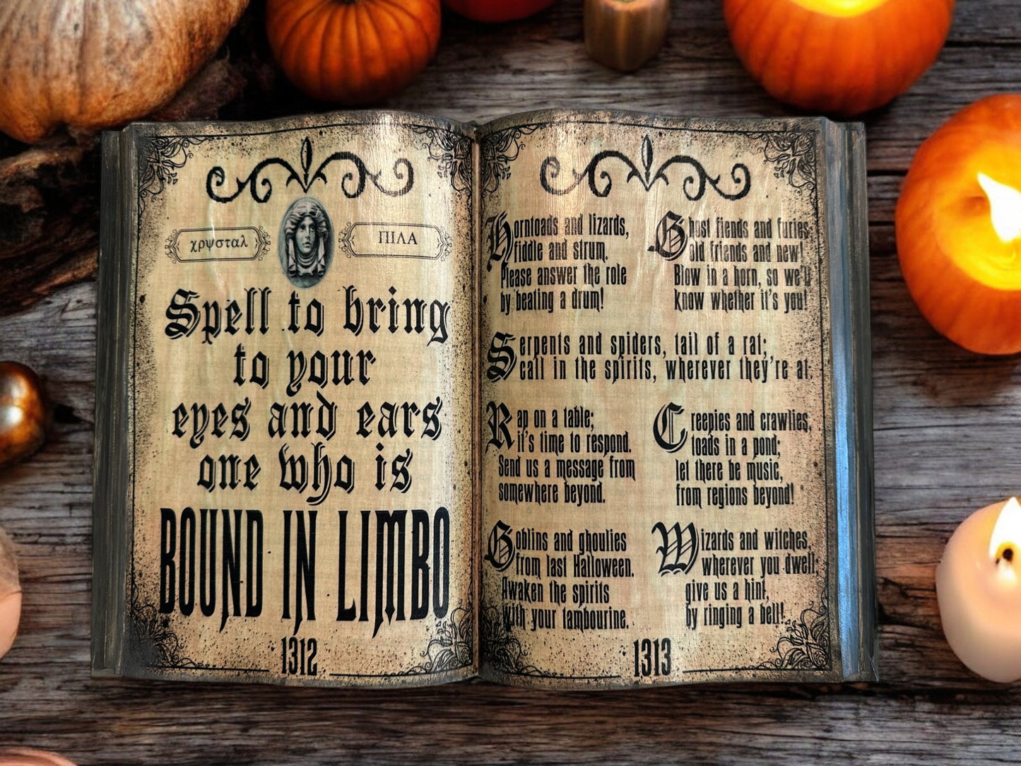 Madame Leota-Inspired Spell Book