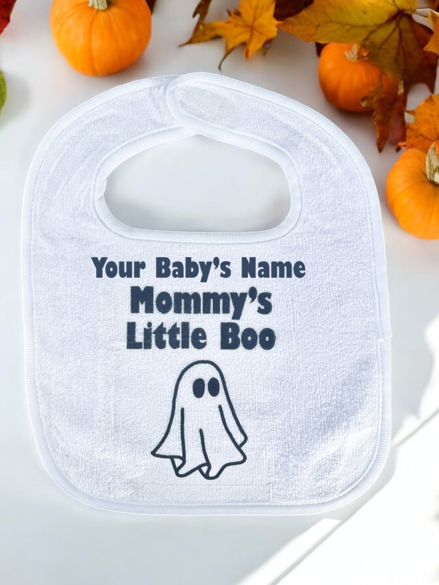 Customizable Baby's First Halloween Bib - Mommy's Boo