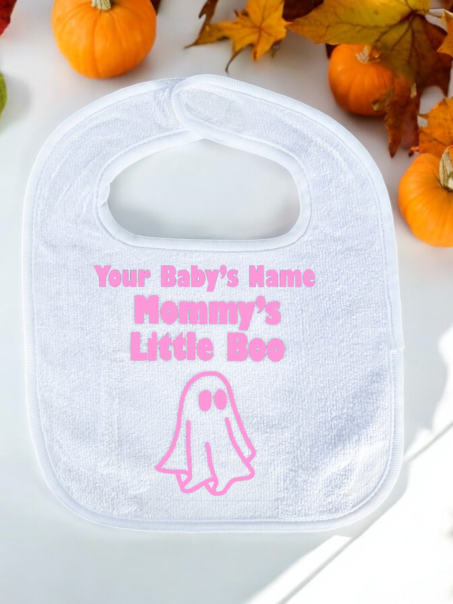 Customizable Baby's First Halloween Bib - Mommy's Boo