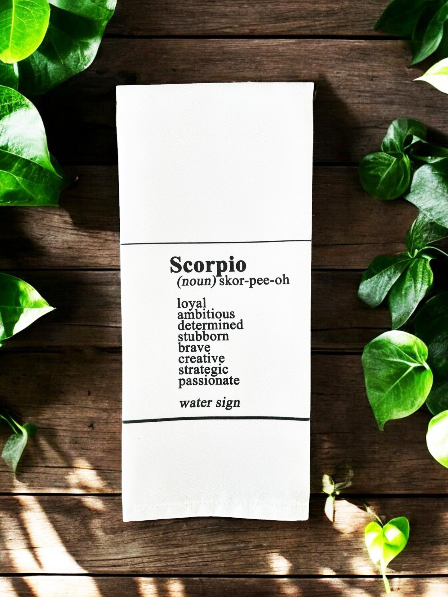 Set of Two (or more!) Zodiac Sign Tea Towels - Select Your Zodiac Sign!