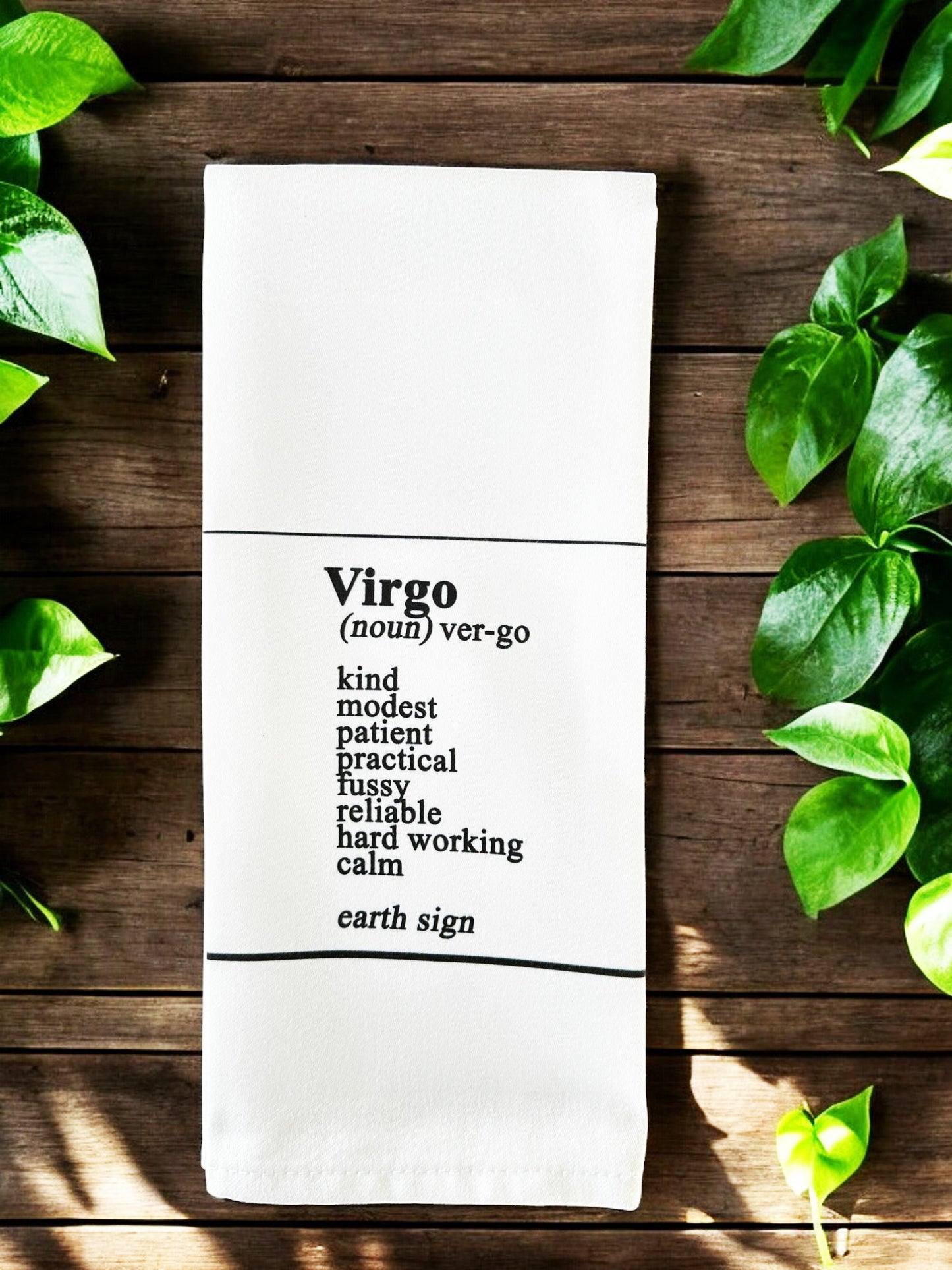 Set of Two (or more!) Zodiac Sign Tea Towels - Select Your Zodiac Sign!