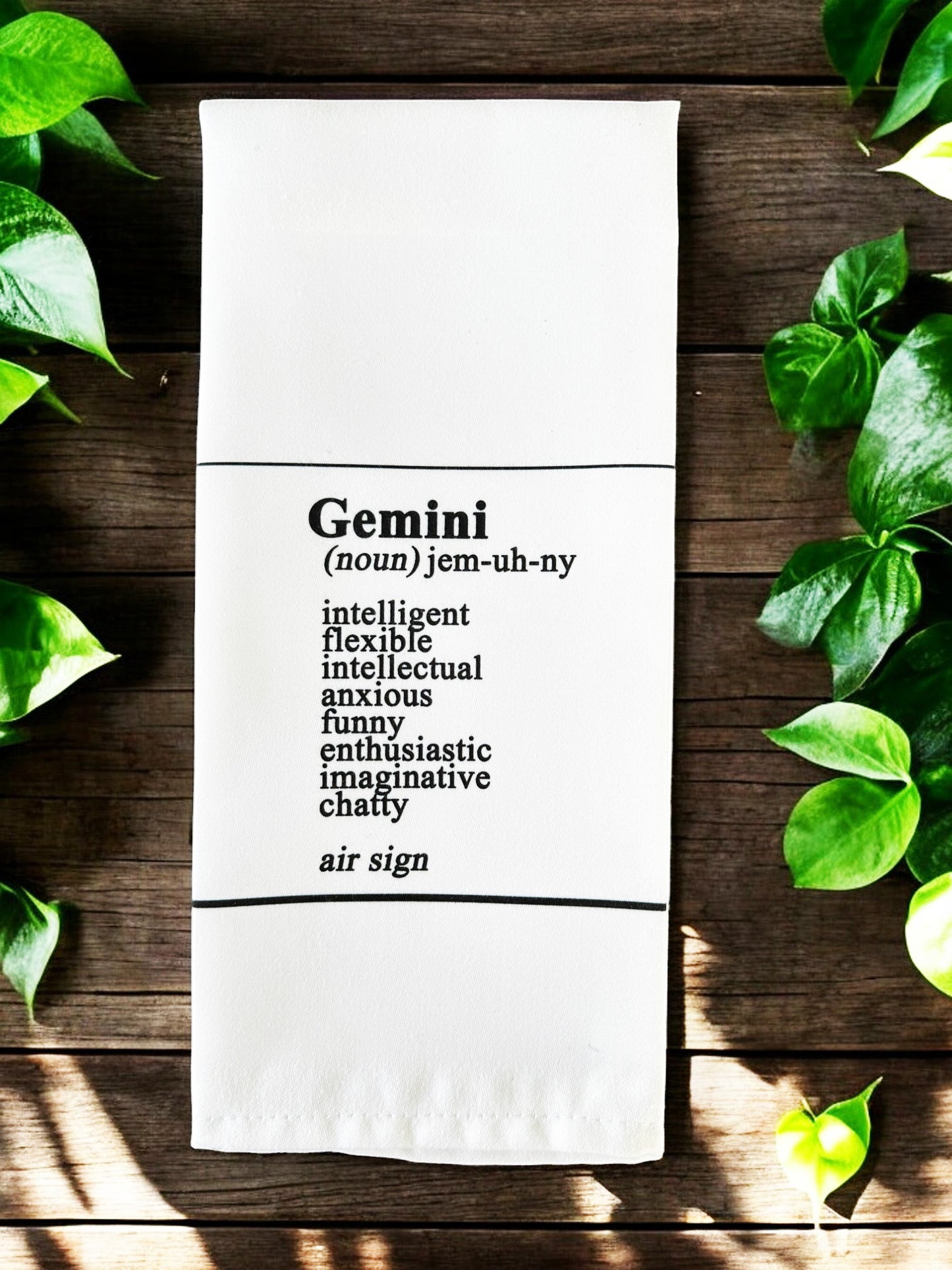 Set of Two (or more!) Zodiac Sign Tea Towels - Select Your Zodiac Sign!