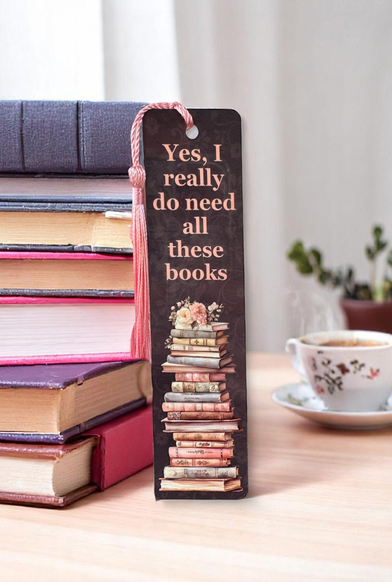 Pastel Books Metal Bookmarks