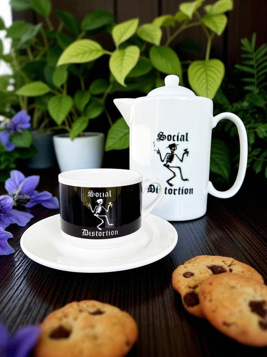 Rock Band Tea Set - Includes Two Matching Tea Cups