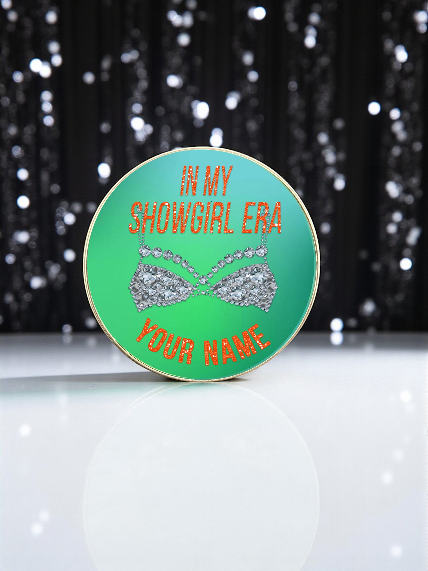Personalized "In My Showgirl Era" Metal Box