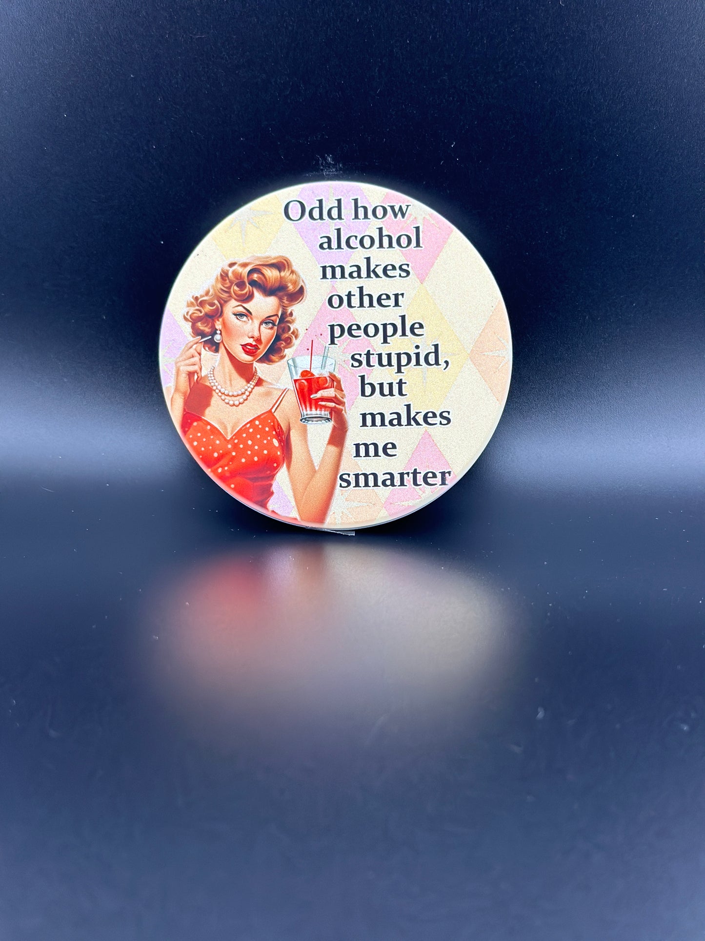 Retro Mid-Century Sarcastic Coasters - Set of 4!