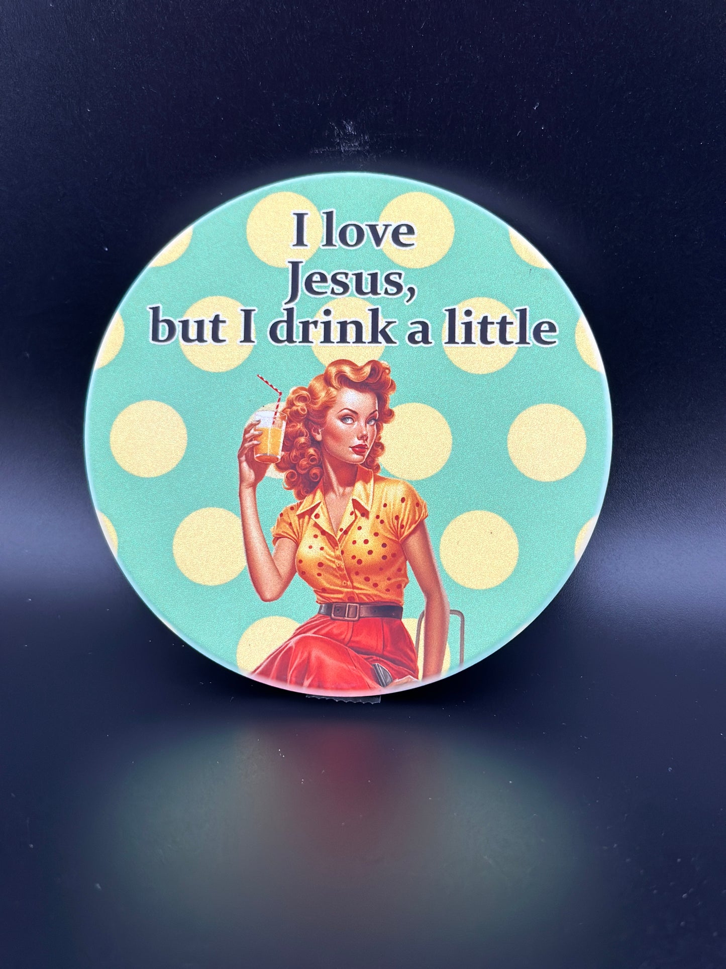 Retro Mid-Century Sarcastic Coasters - Set of 4!