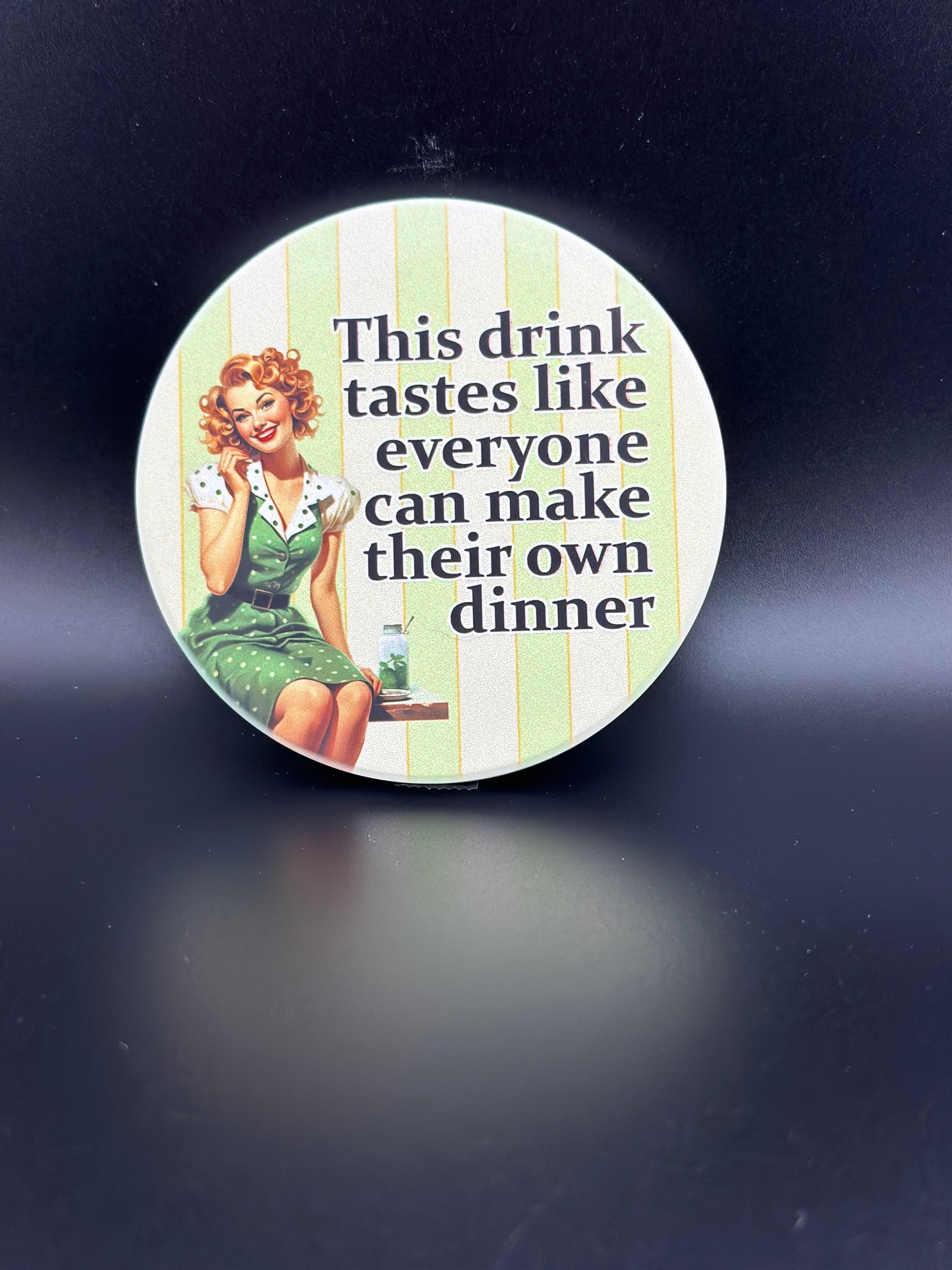 Retro Mid-Century Sarcastic Coasters - Set of 4!