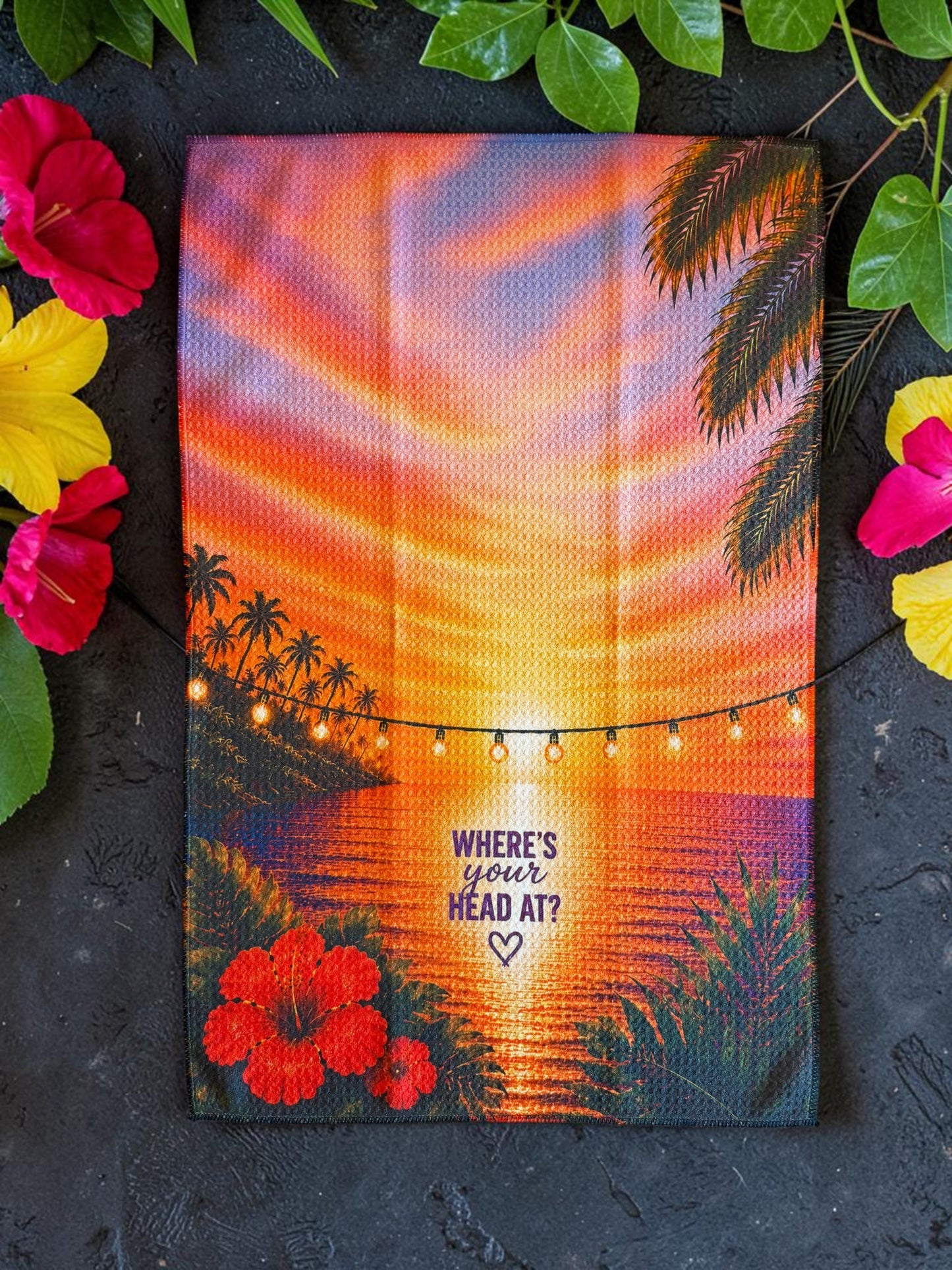 Love Island-Inspired Tea/Hand Towels - Set of 2, 3, or 4!