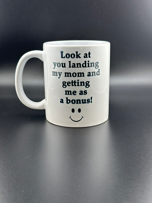 Step Father's Bonus Kid Mug