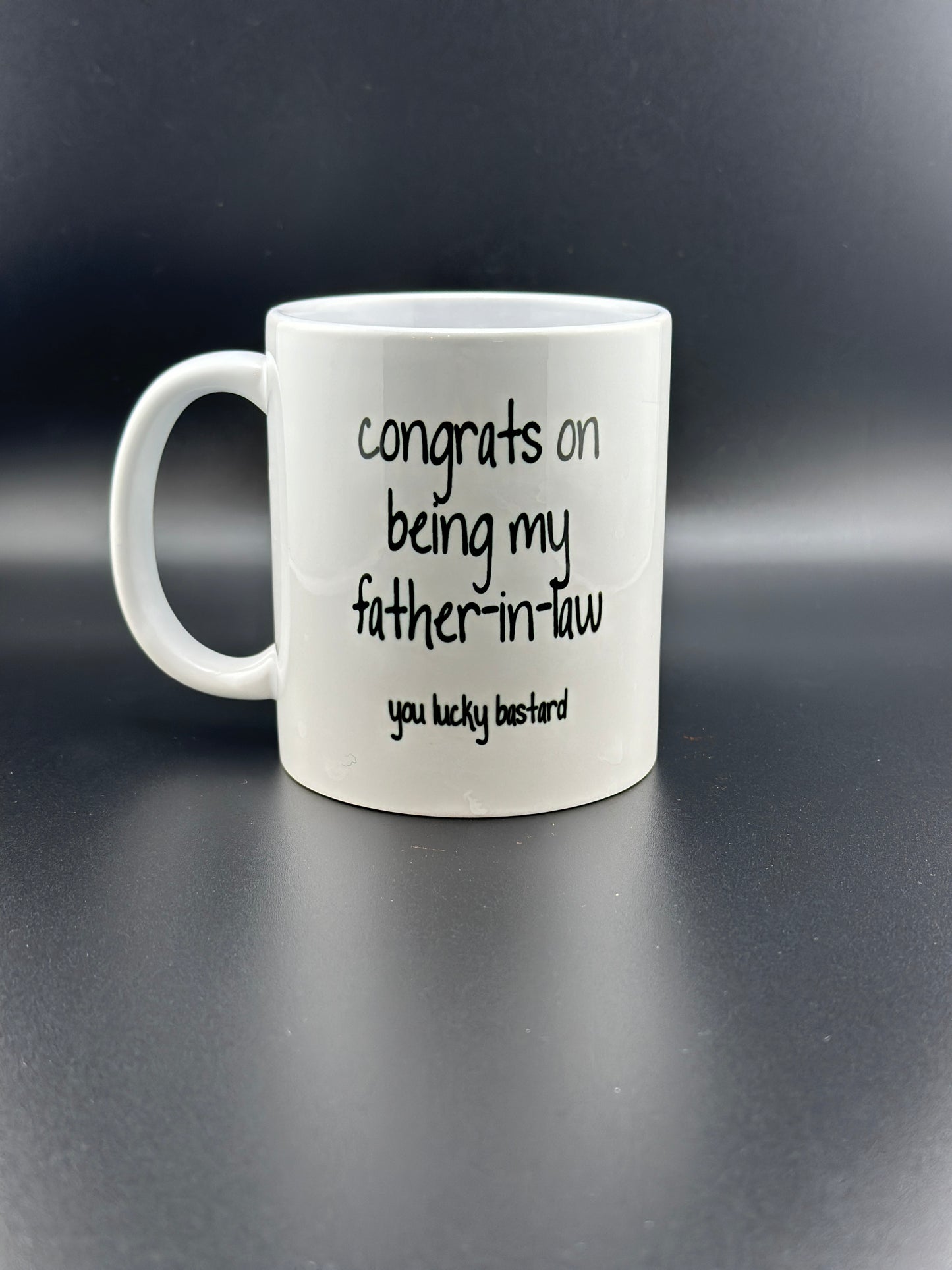 Congrats on Being My Father-in-Law Mug