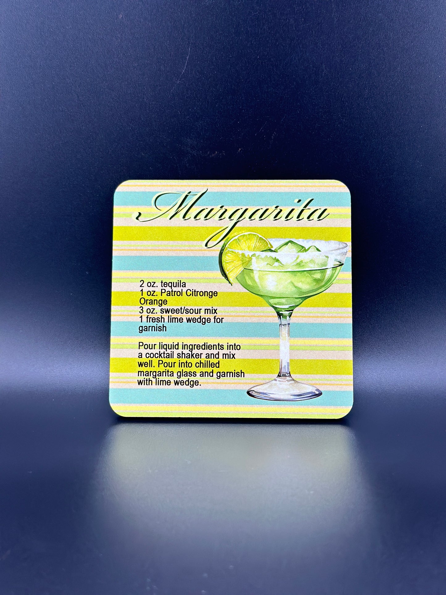 Cocktail Recipe Coasters - SET OF 4!