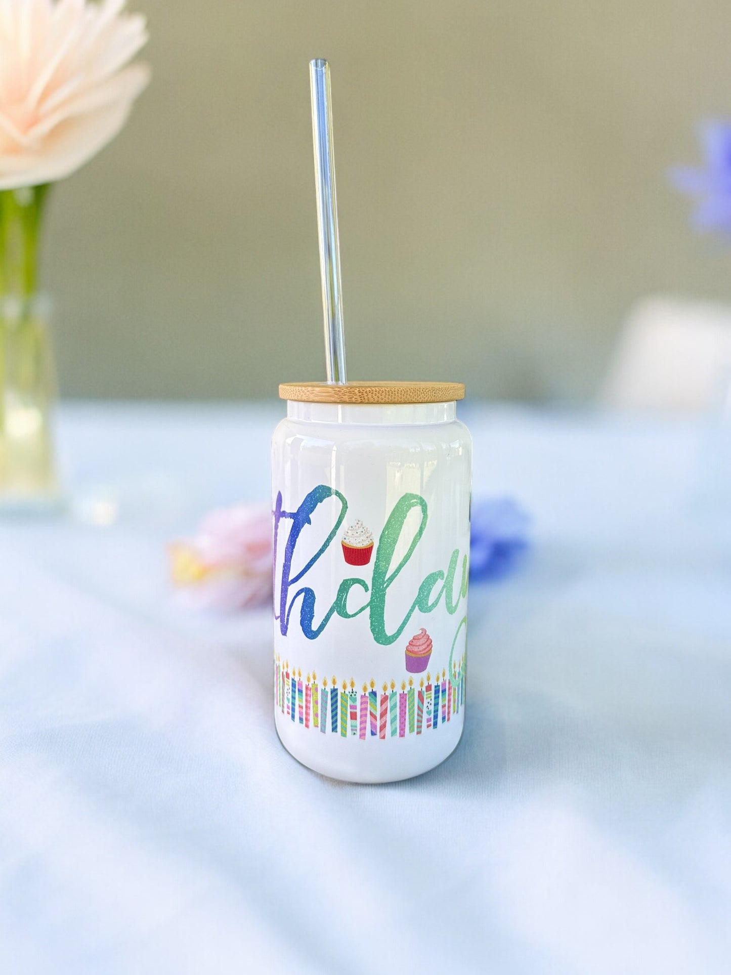 Birthday Glass Tumbler