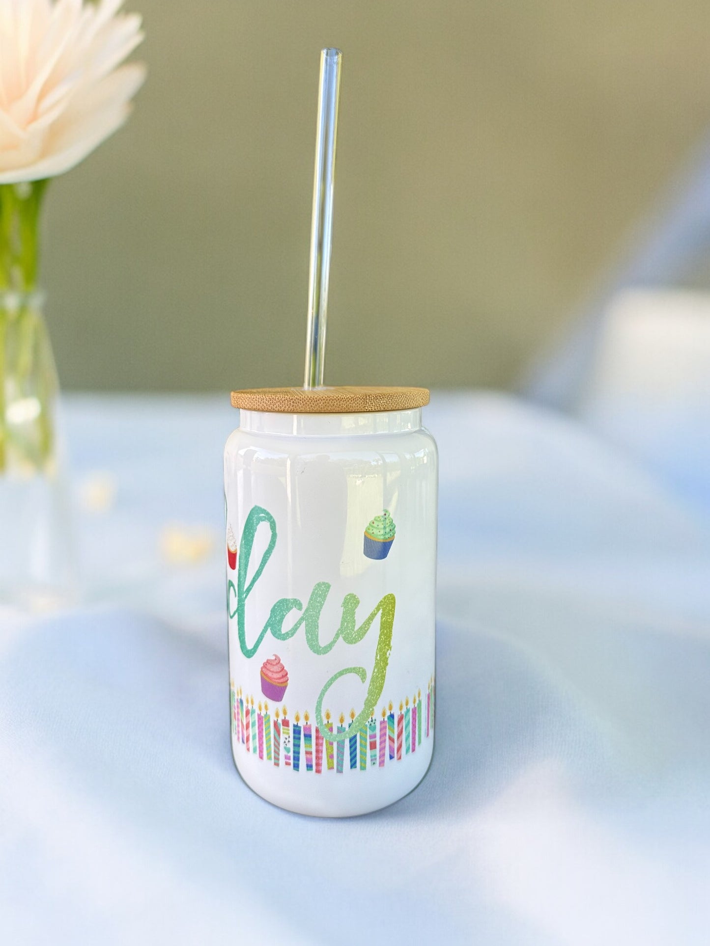 Birthday Glass Tumbler