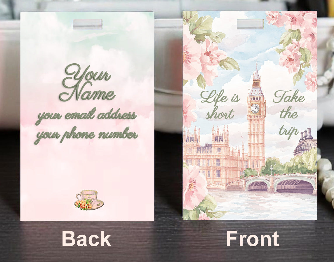 London "Take the Trip" Luggage Tag - Customized!