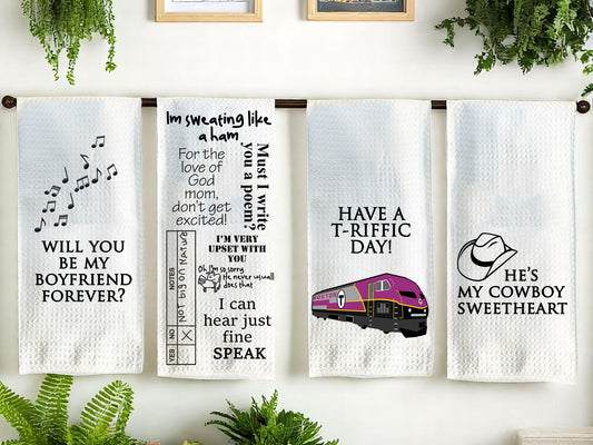 Love on the Spectrum Inspired Tea Towels - Set of 2, 3 or 4!