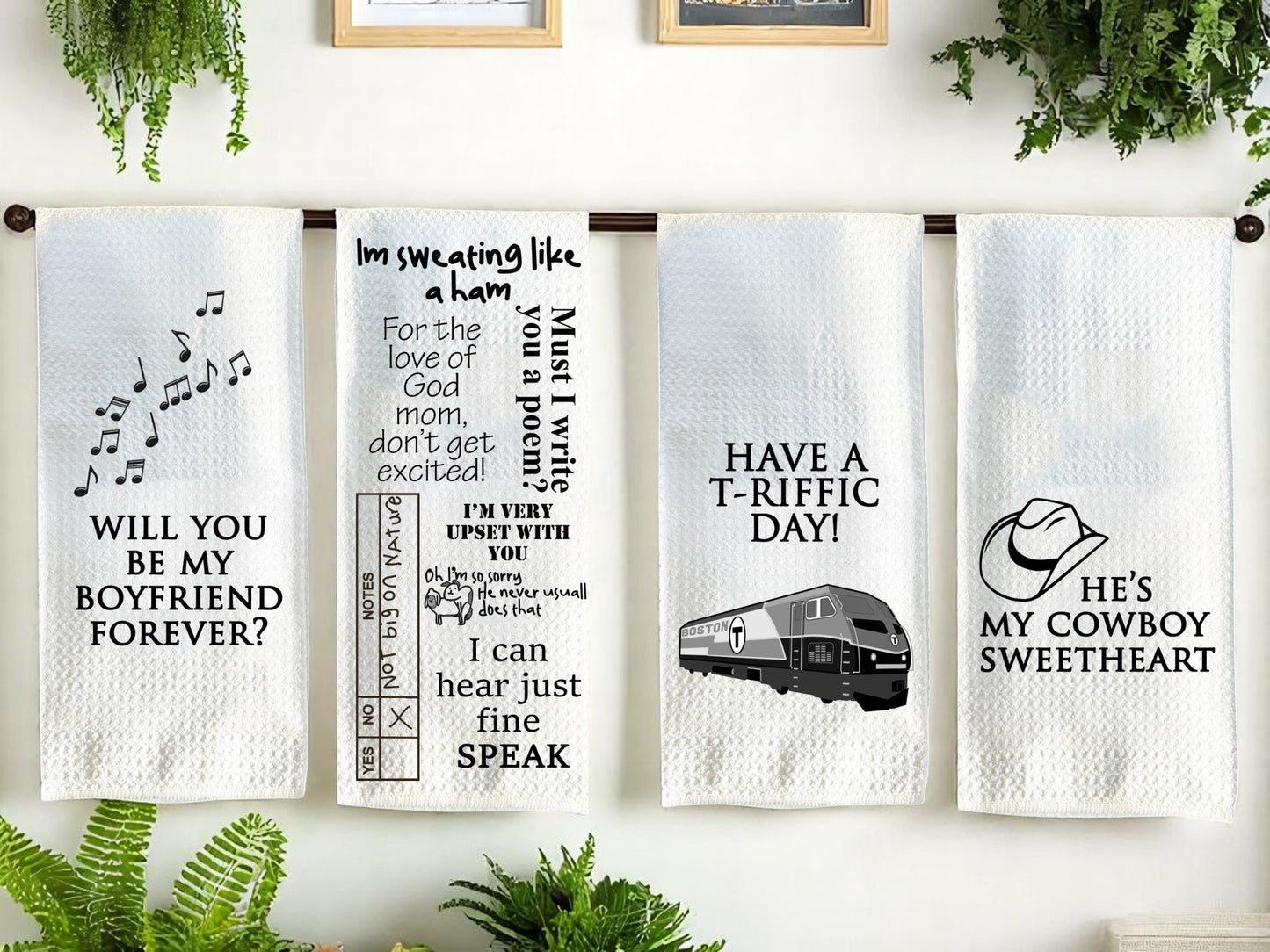 Love on the Spectrum Inspired Tea Towels - Set of 2, 3 or 4!