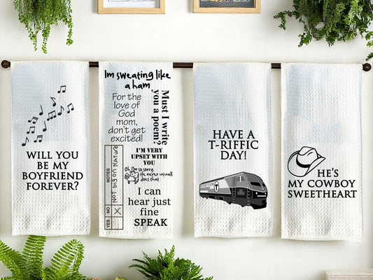 Love on the Spectrum Inspired Tea Towels - Set of 2, 3 or 4!