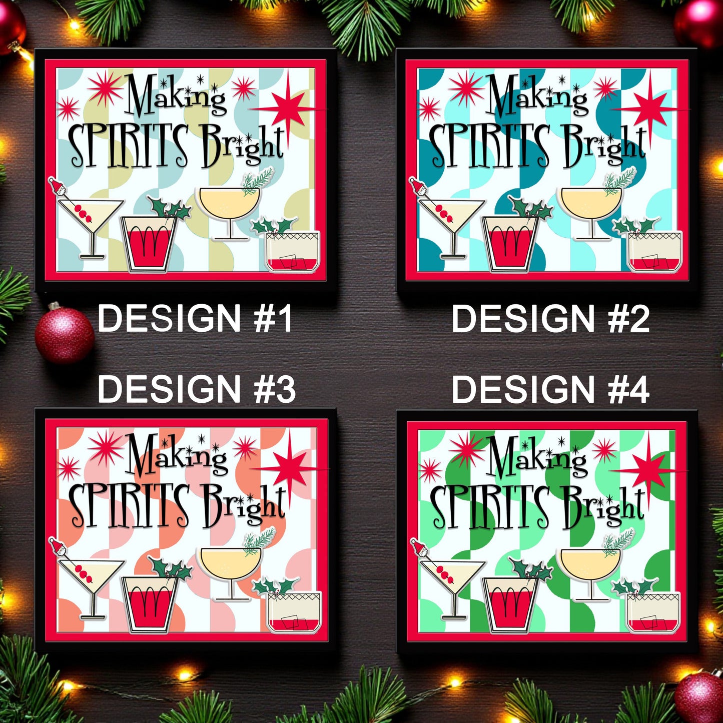 MCM Metal Christmas Sign