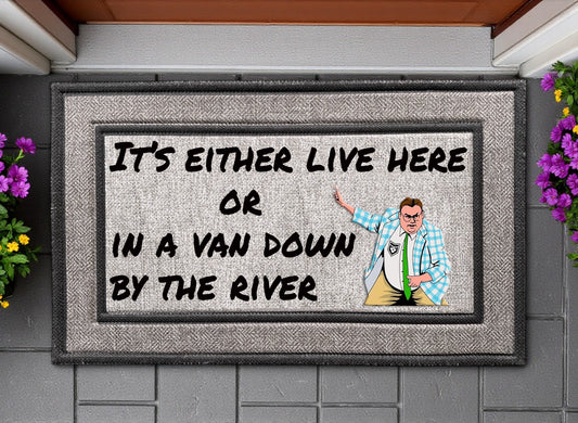 SNL's Matt Foley-Inspired Door Mat