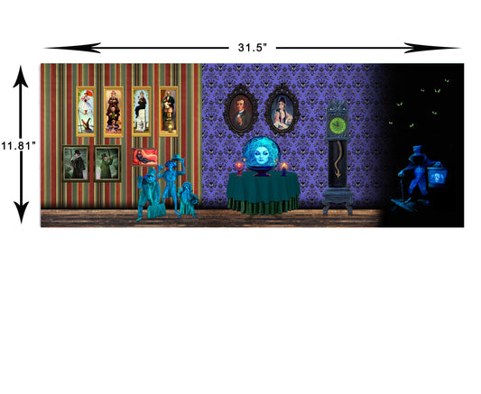 Oversized Haunted Mansion-Inspired Desk Pad