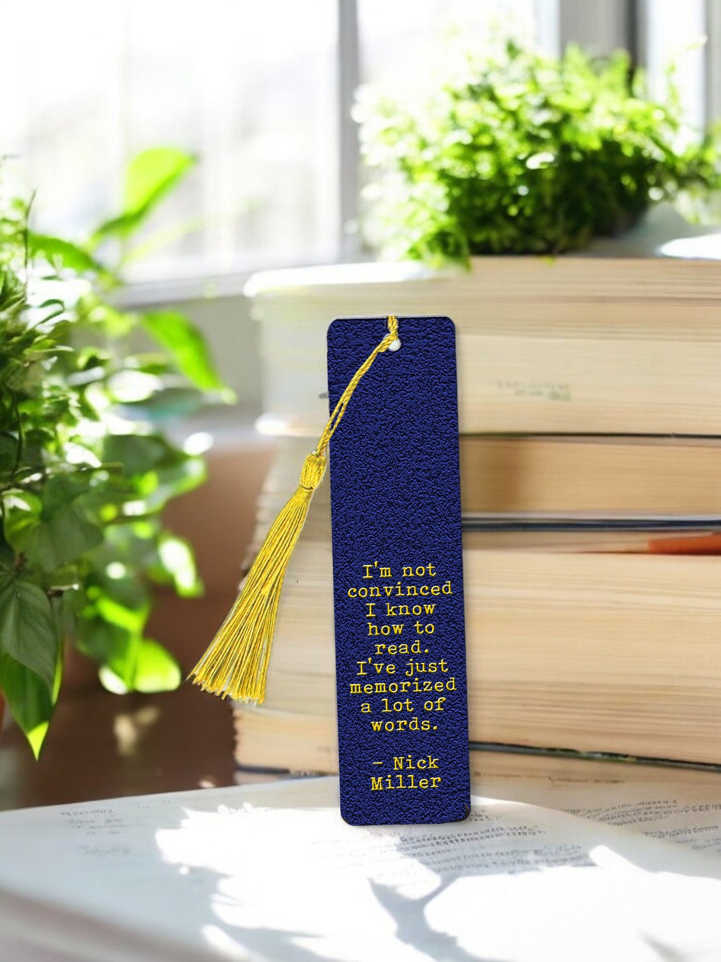 New Girl-Inspired Metal Bookmark