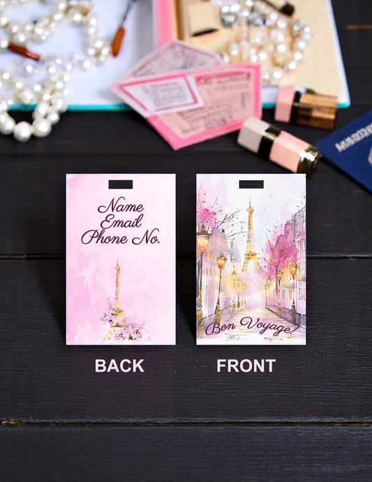 Paris Customized Luggage Tag