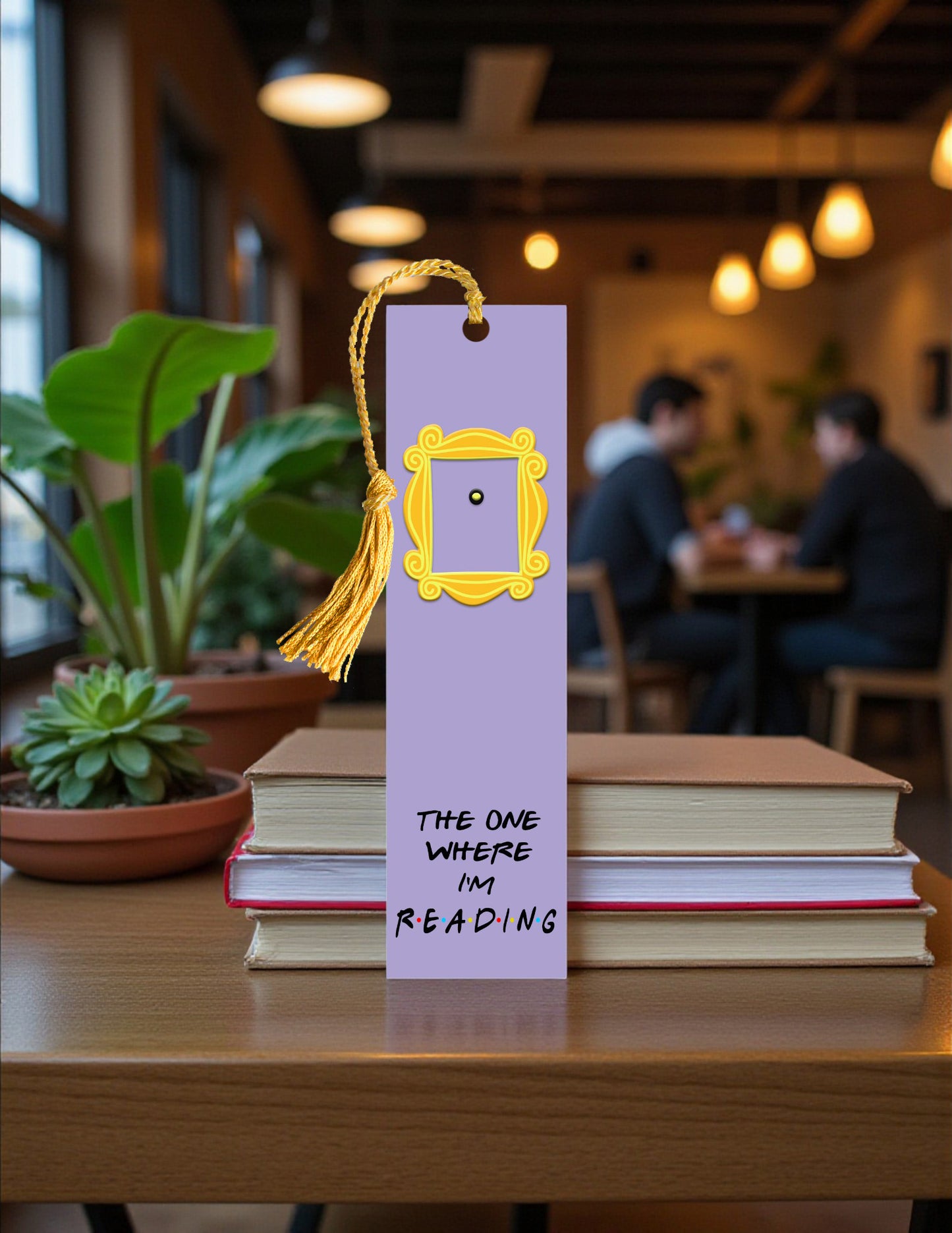 Friends Inspired Metal Bookmark