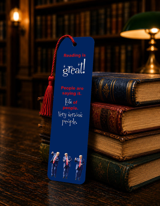 Dancing Trump Metal Bookmark