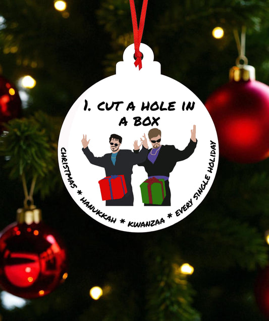 SNL Dick in a Box Ceramic Christmas Ornament