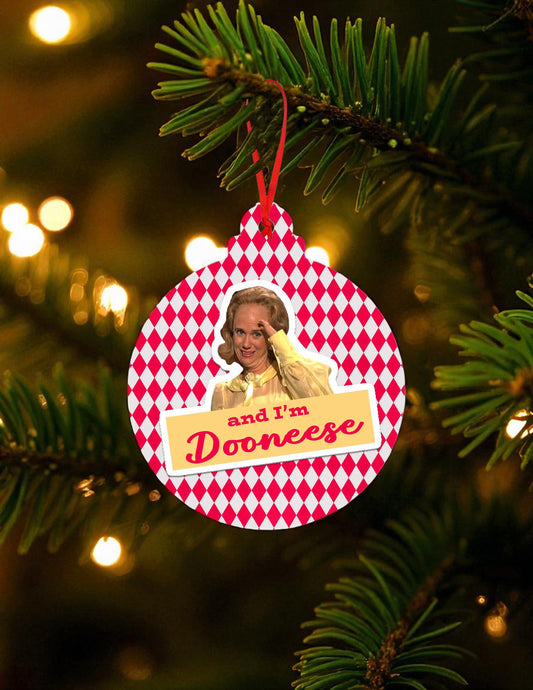 SNL Dooneese Ceramic Christmas Ornament