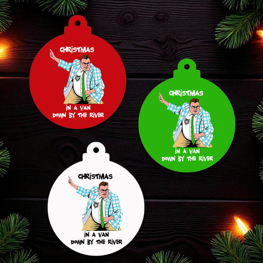 SNL Matt Foley Ceramic Christmas Ornament
