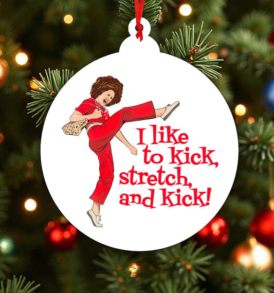 SNL Sally O'Malley-inspired Christmas Ornament