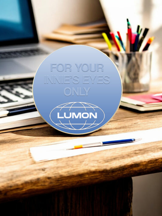 Severance-Inspired Metal Round Tin Container