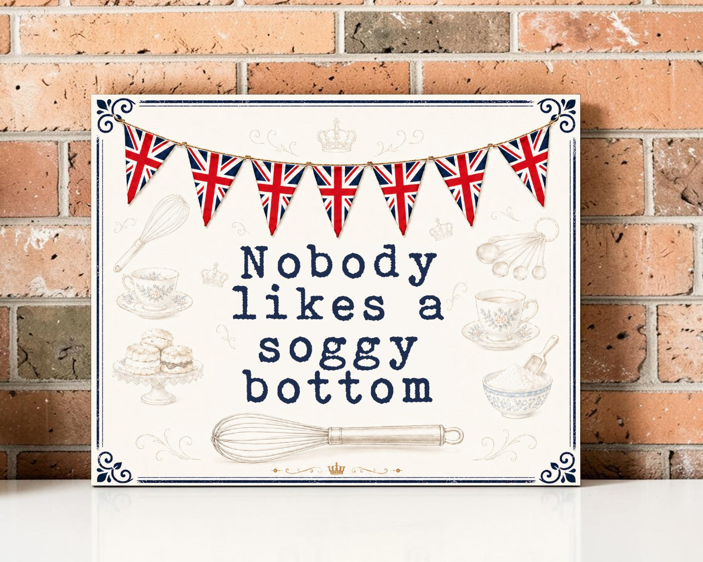 GBBO-Inspired Metal Sign