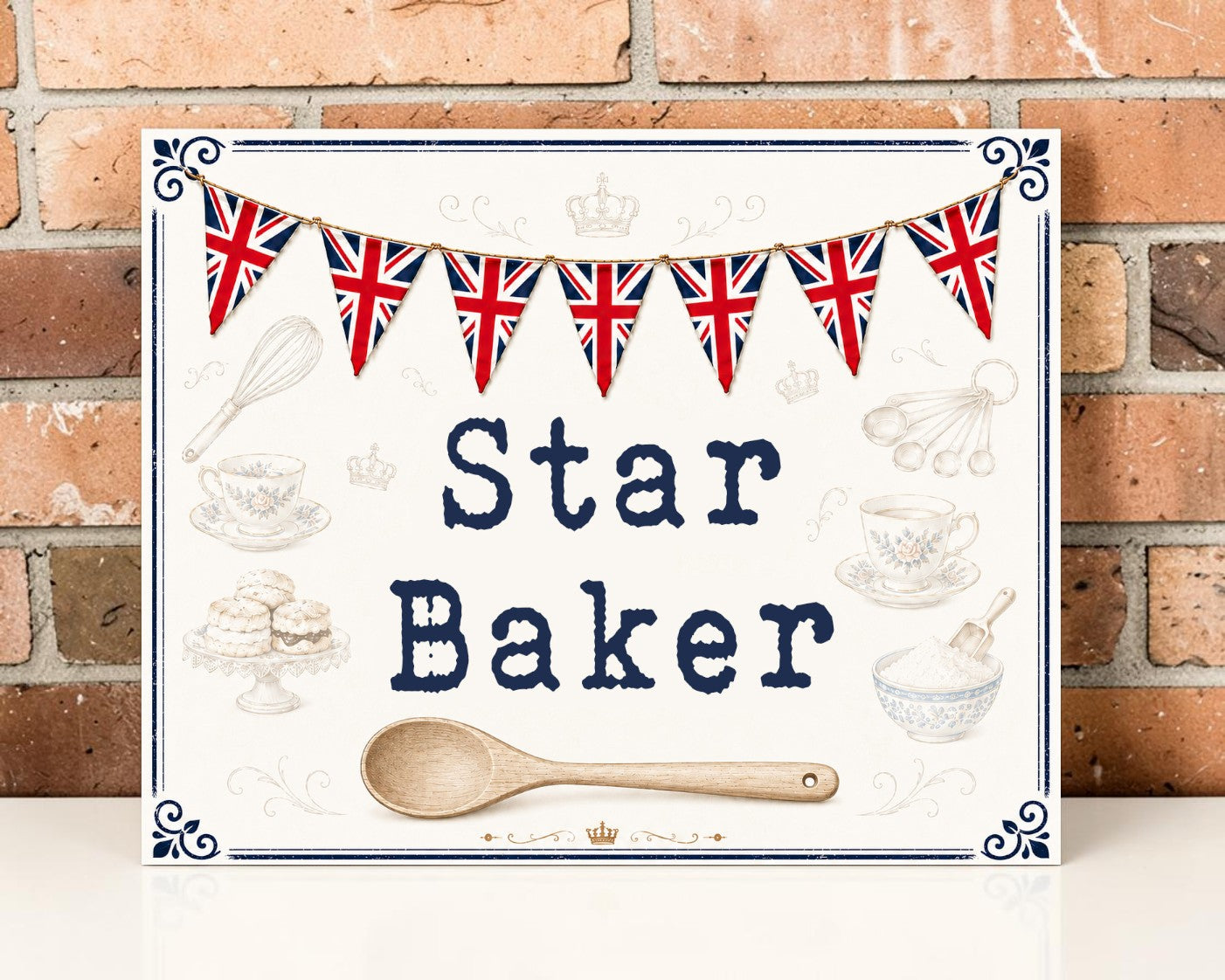 GBBO-Inspired Metal Sign