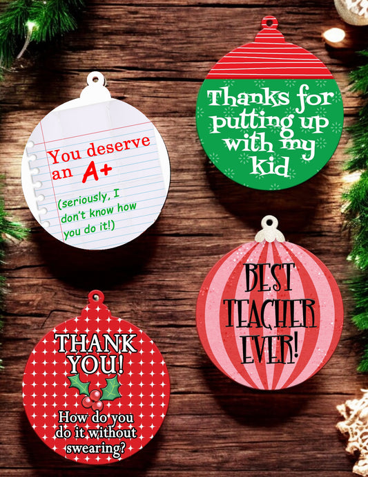 Teacher Holiday Ornament