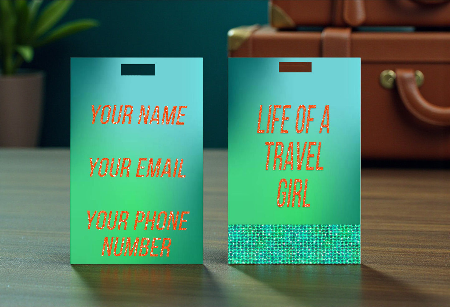 Life of a (Showgirl) Travel Girl Luggage Tag