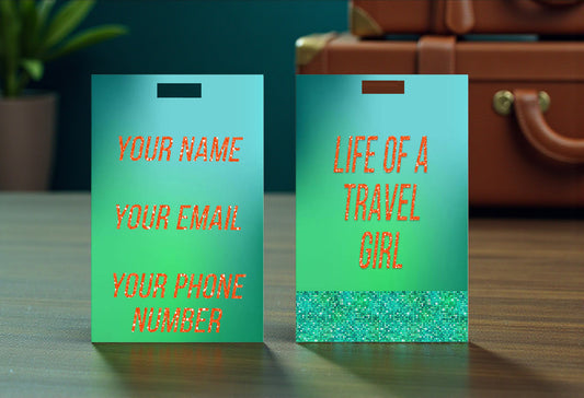 Life of a (Showgirl) Travel Girl Luggage Tag