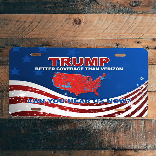 Better Coverage than Verizon License Plate