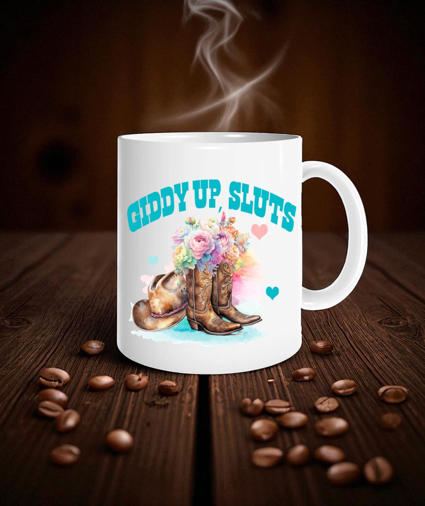 Giddy Up, Sluts Mug