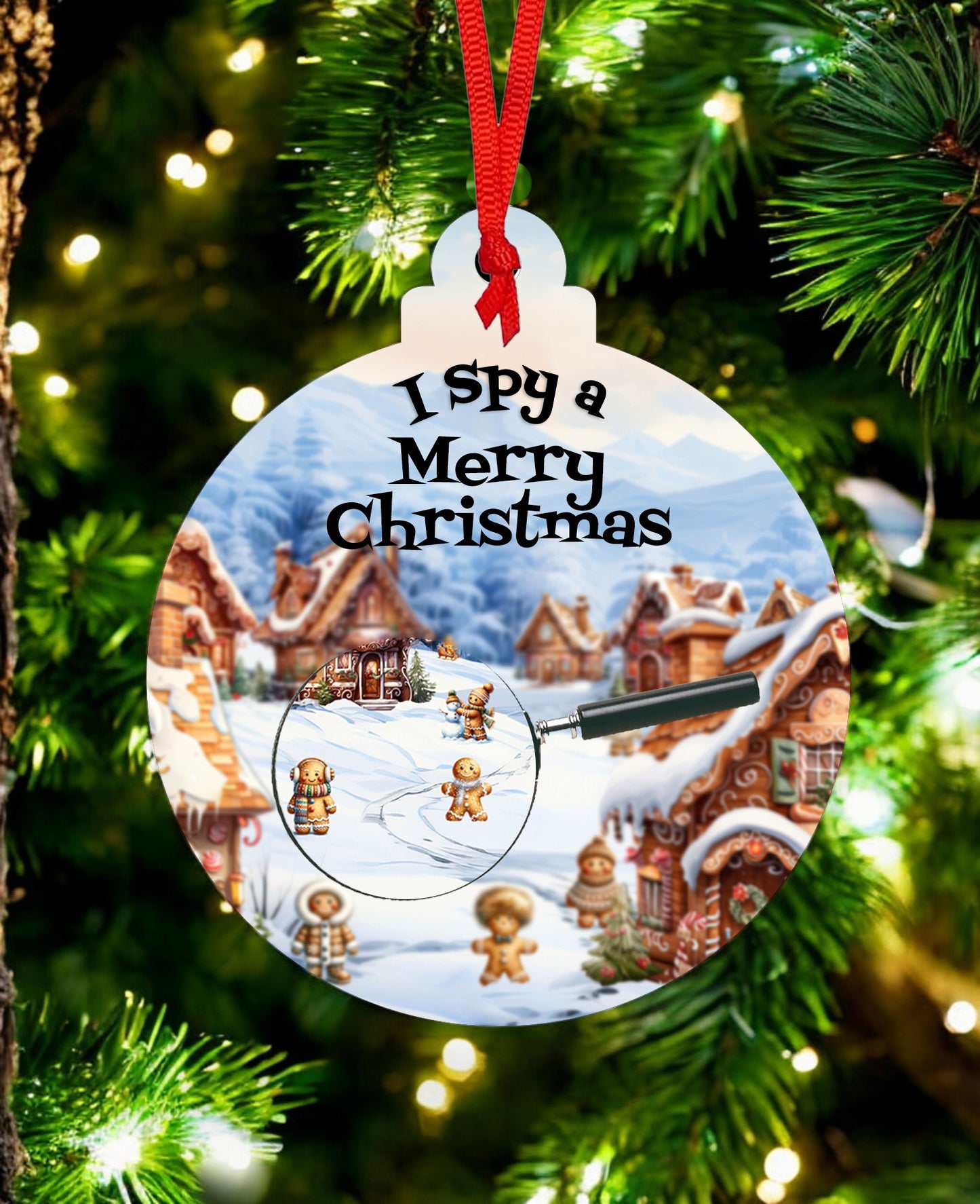 I Spy a Merry Christmas Ornament