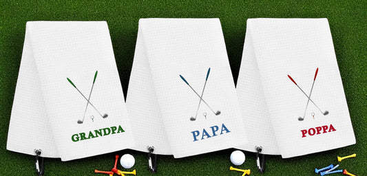 Grandfather Customized Golf Towel